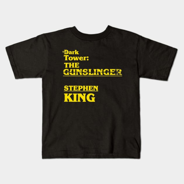 Dark Tower (Author) - King First Edition Series Kids T-Shirt by TheUnseenPeril